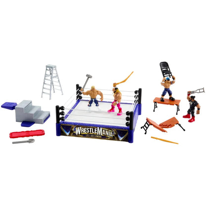WWE Knuckle Crunchers Mini Mayhem Ring Bundle – Action-Packed Wrestling Fun!