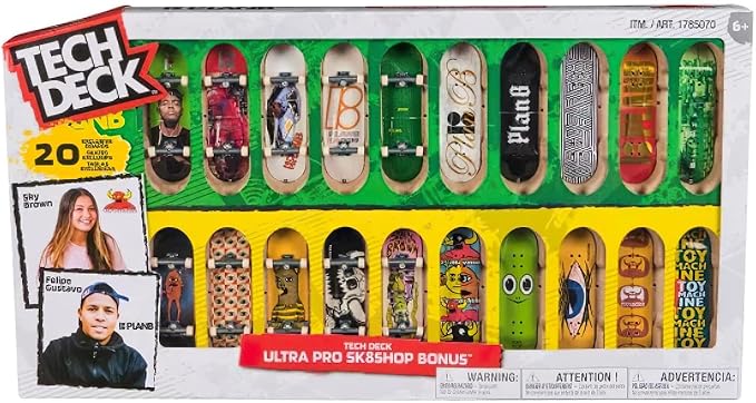 TECH DECK Ultra Pro 20 Bonus Pack Fingerboard Skateboards Sk8shop