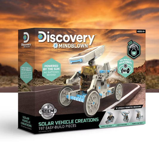 Discovery #Mindblown Solar Robot Creation STEM Science Kit 197pc