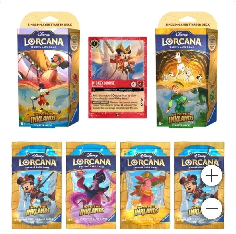 Disney Lorcana Bundle Costco Exclusive Into The Inklands NEW AND SEALED