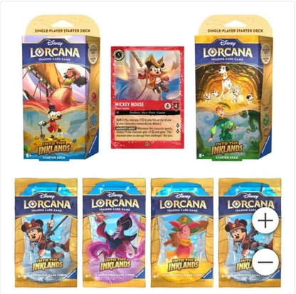 Disney Lorcana Bundle Costco Exclusive Into The Inklands NEW AND SEALED